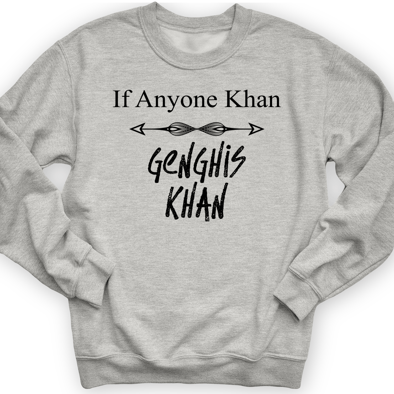 If Anyone Khan Crewneck Sport Grey / S