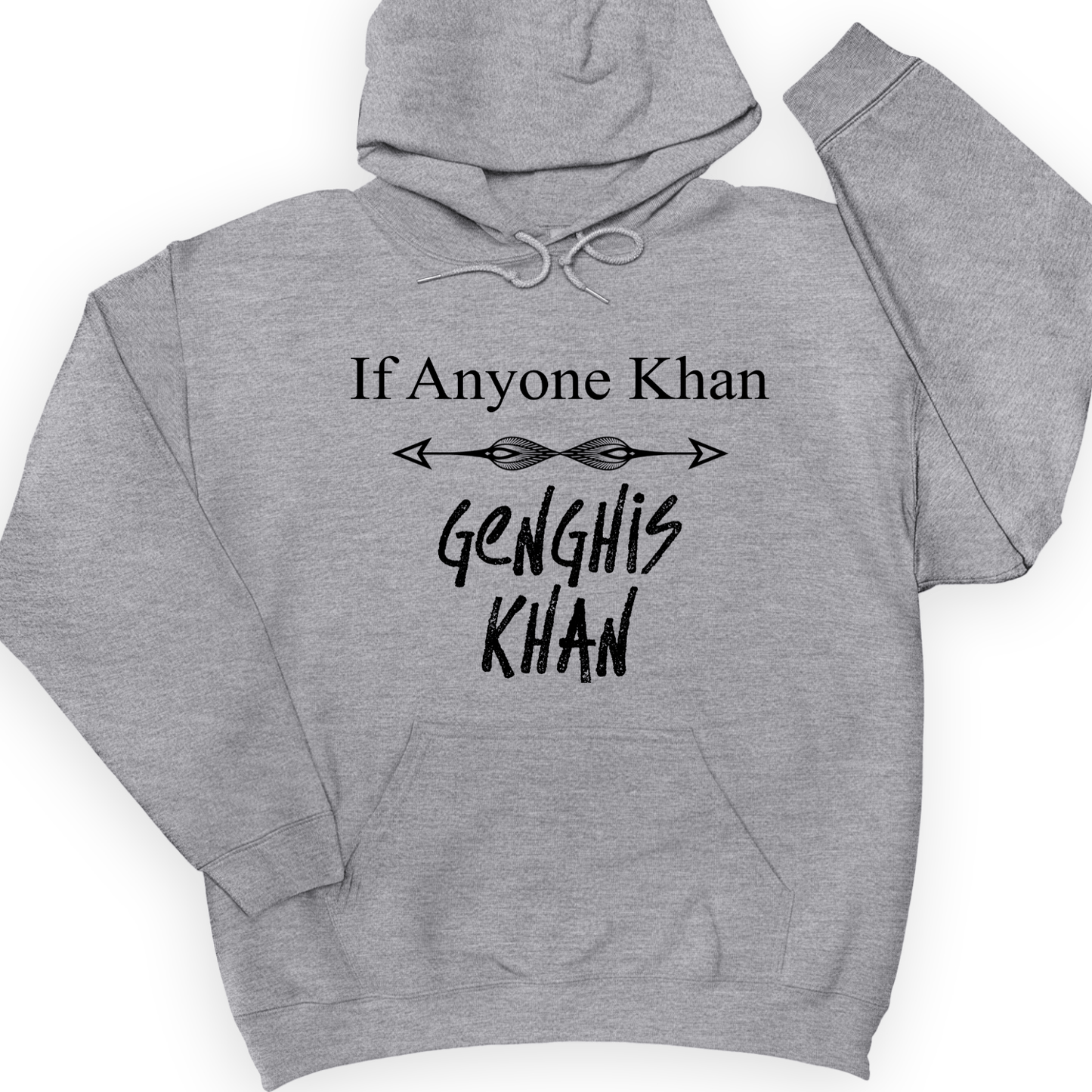 If Anyone Khan Hoodie Sport Grey / S