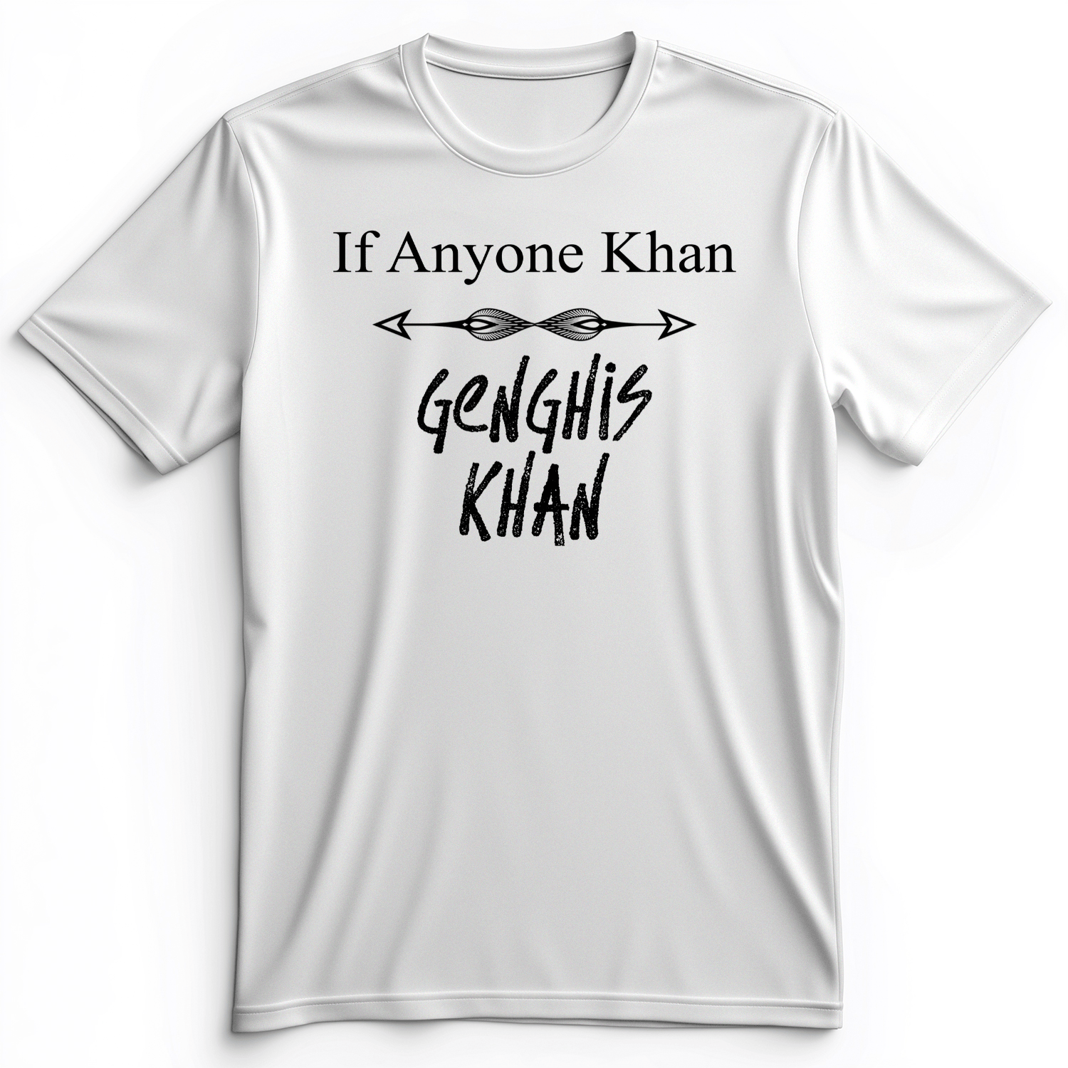 If Anyone Khan Premium Tee White / S