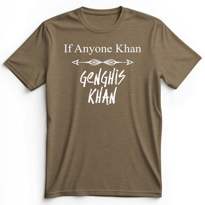 If Anyone Khan Premium Tee Heather Olive / S