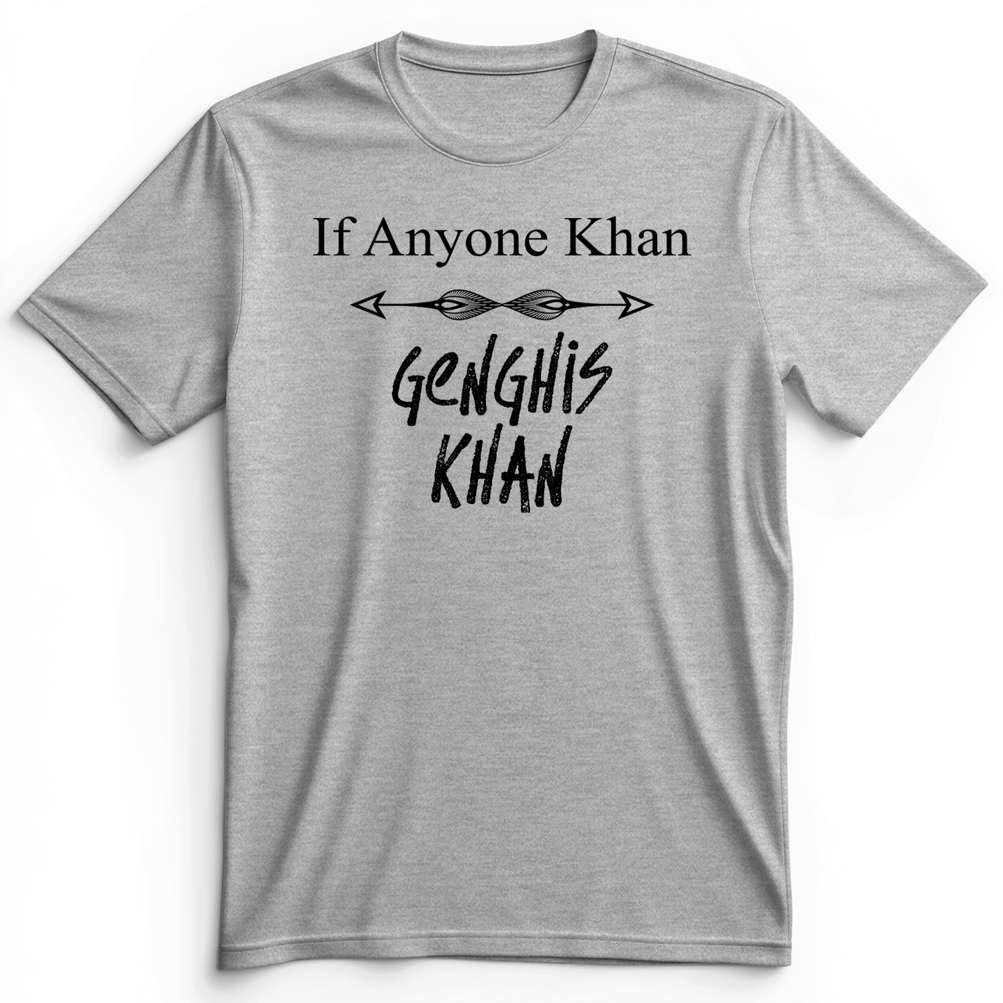If Anyone Khan Premium Tee Athletic Heather / S