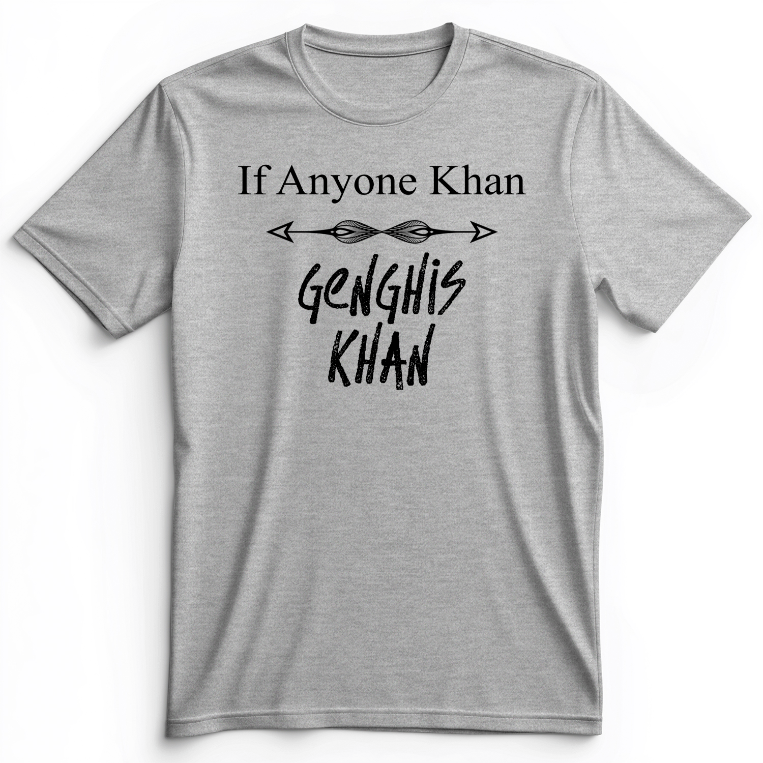 If Anyone Khan Premium Tee Athletic Heather / S