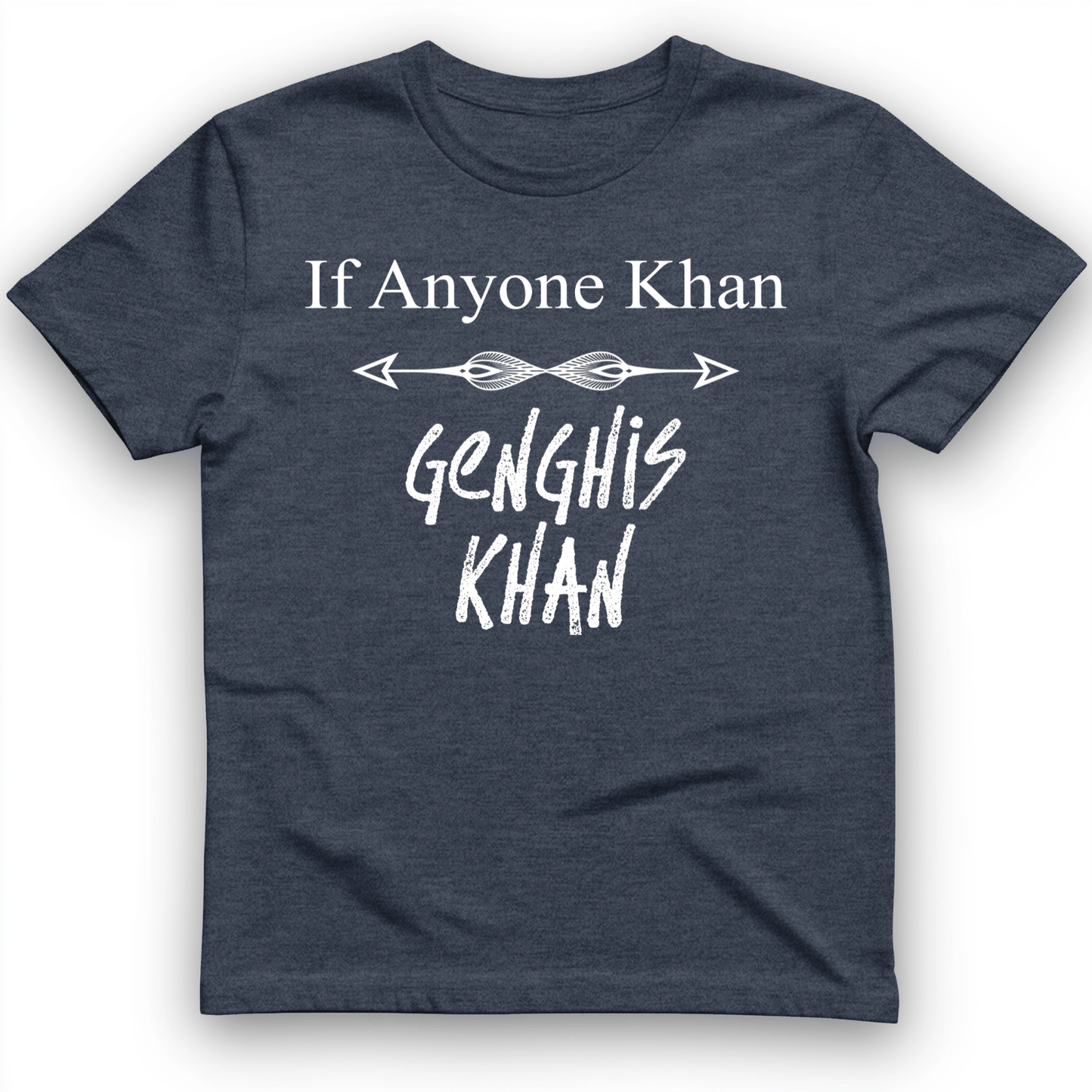 If Anyone Khan T-Shirt Heather Navy / S