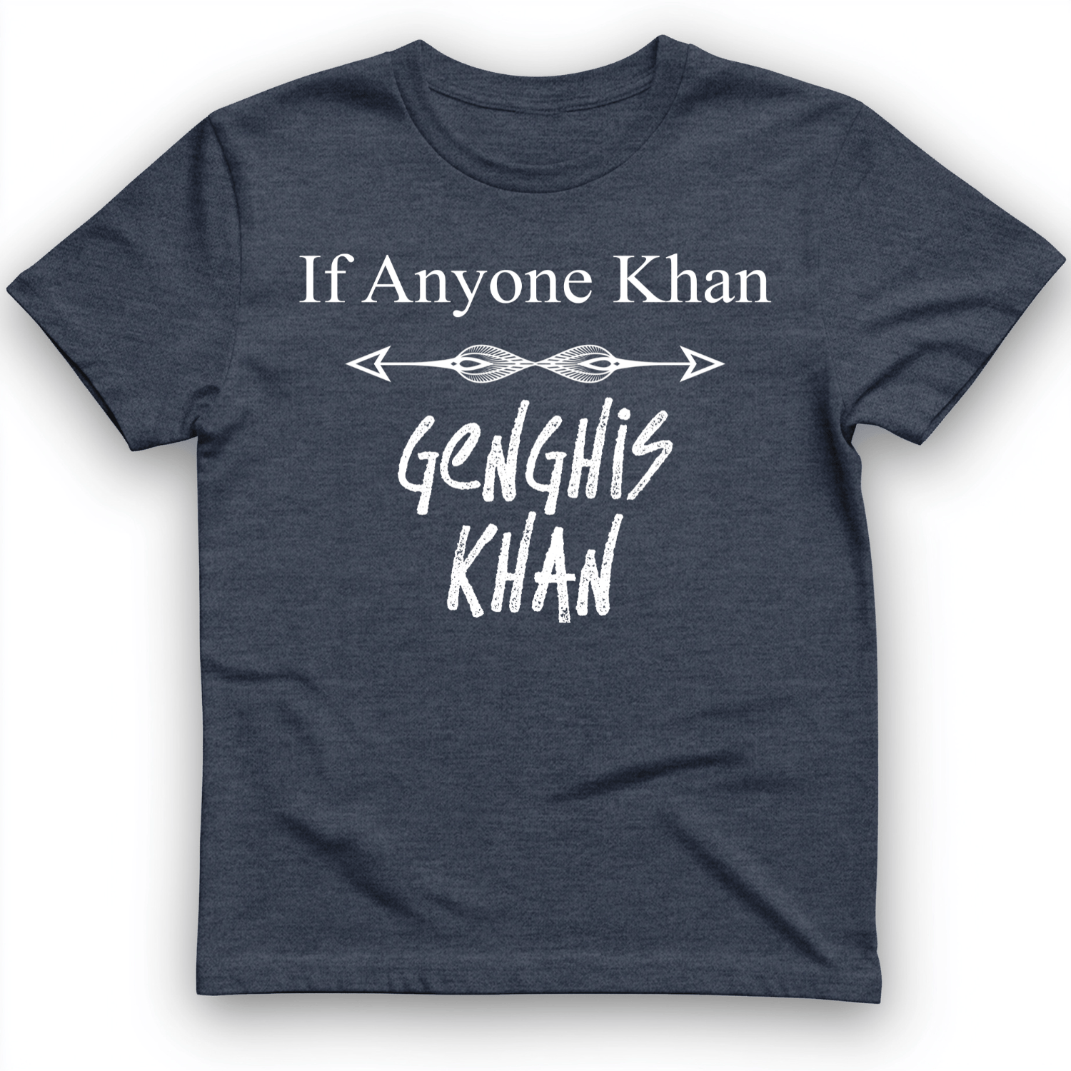 If Anyone Khan T-Shirt Heather Navy / S