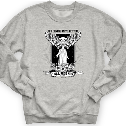 If I Cannot Move Heaven Crewneck Sport Grey / S