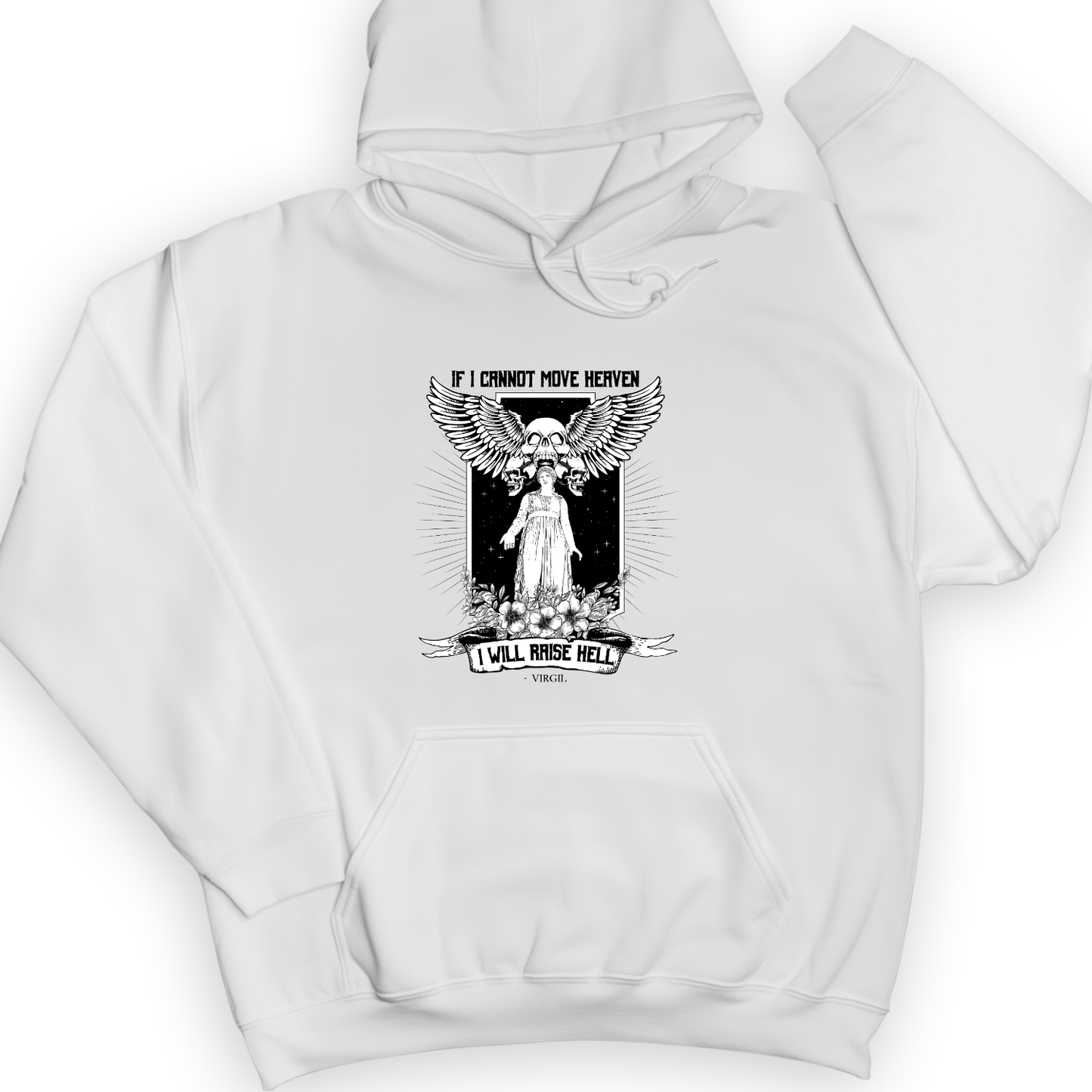 If I Cannot Move Heaven Hoodie White / S