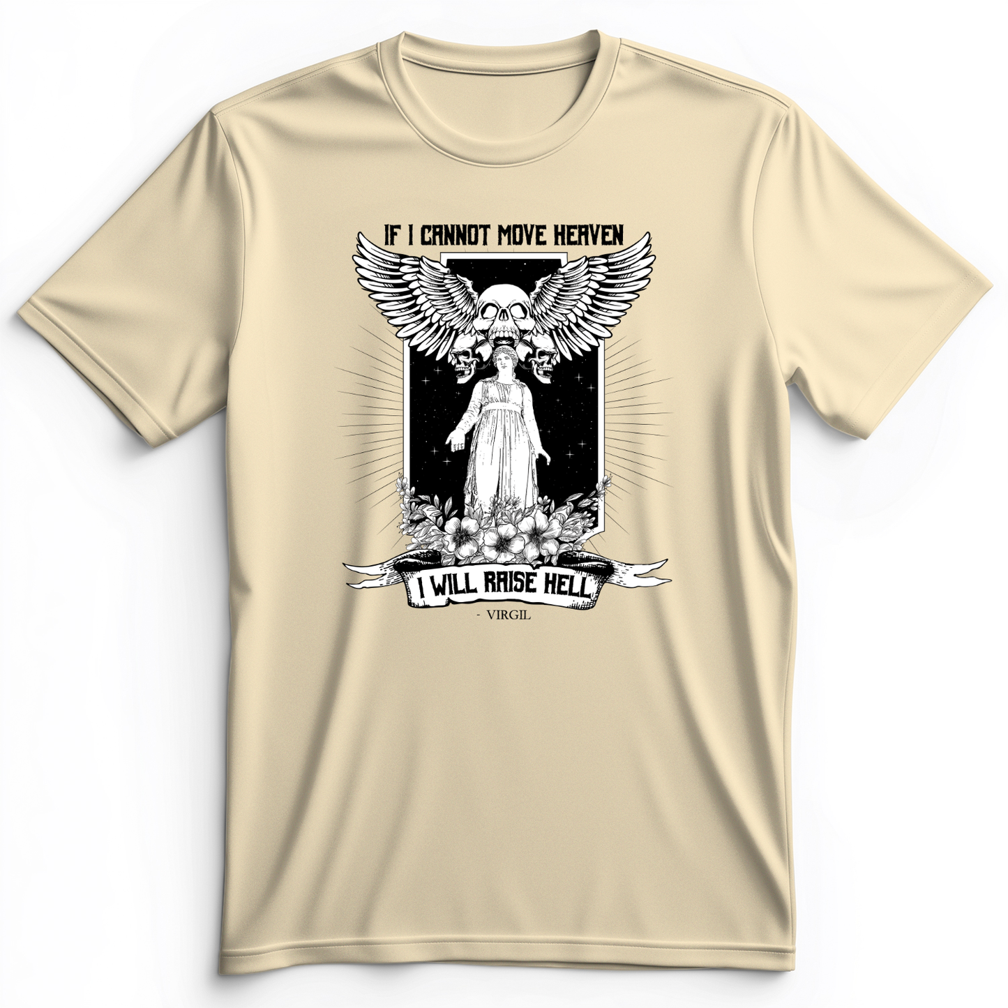 If I Cannot Move Heaven Premium Tee Natural / S