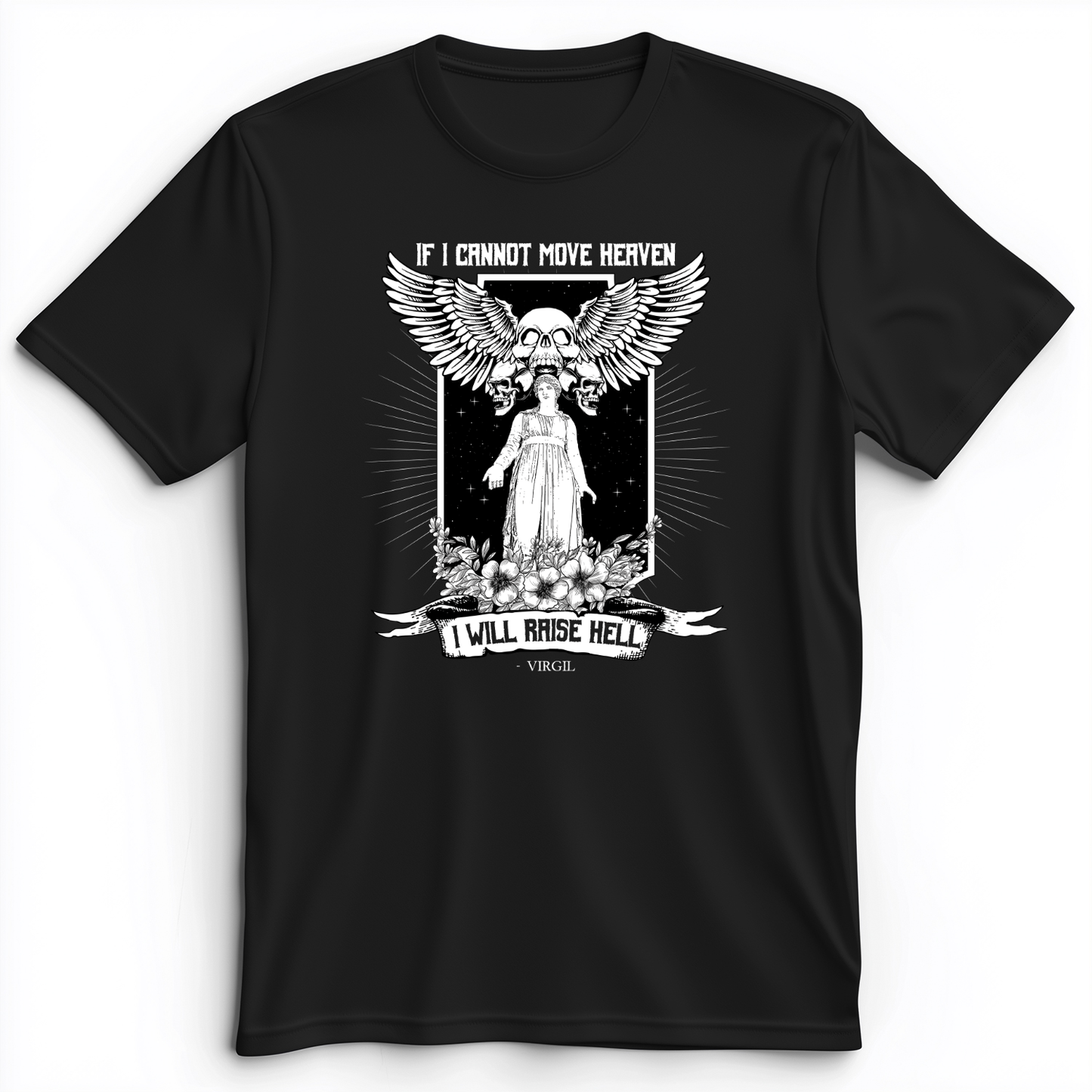 If I Cannot Move Heaven Premium Tee Black / S