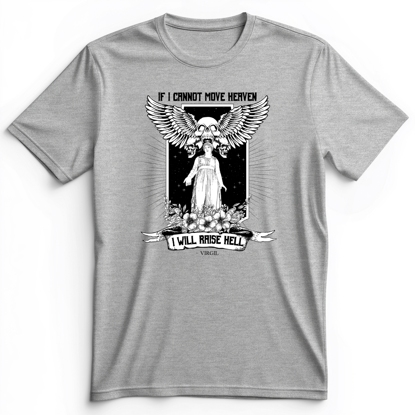 If I Cannot Move Heaven Premium Tee Athletic Heather / S