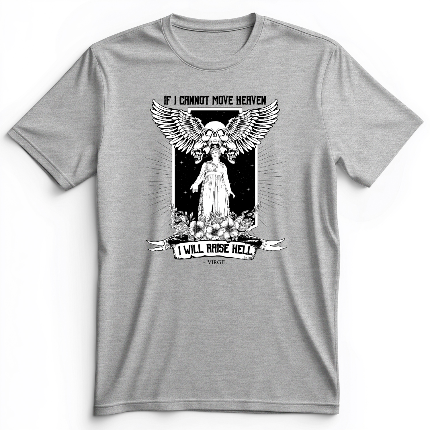 If I Cannot Move Heaven Premium Tee Athletic Heather / S