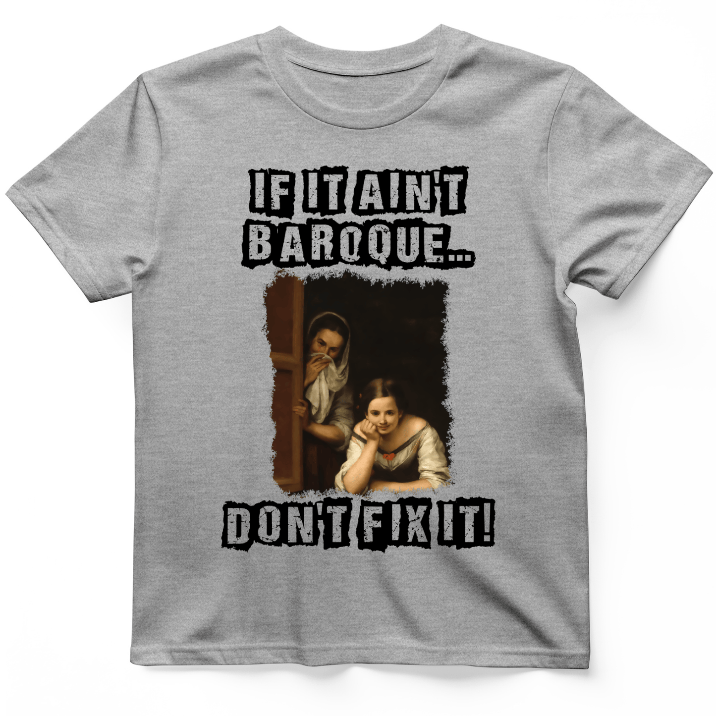 If It Ain't Baroque T-Shirt Sport Grey / S