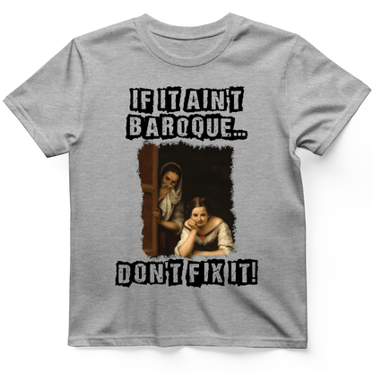 If It Ain't Baroque T-Shirt Sport Grey / S