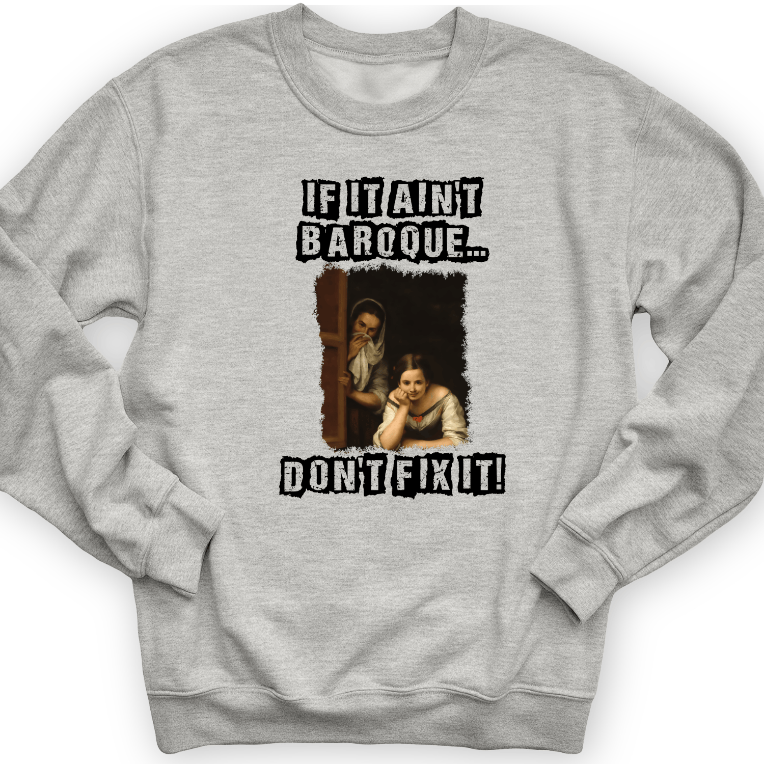 If It Aint Baroque Crewneck Sport Grey / S