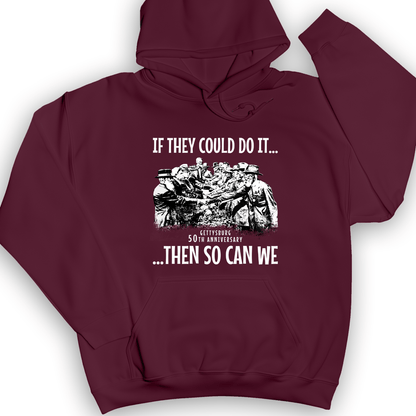 If They Could Do It Hoodie Maroon / S