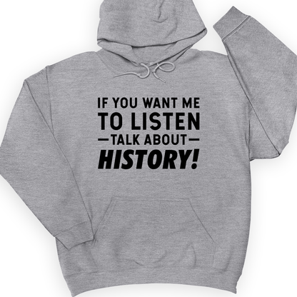 If You Want Me To Listen Hoodie Sport Grey / S