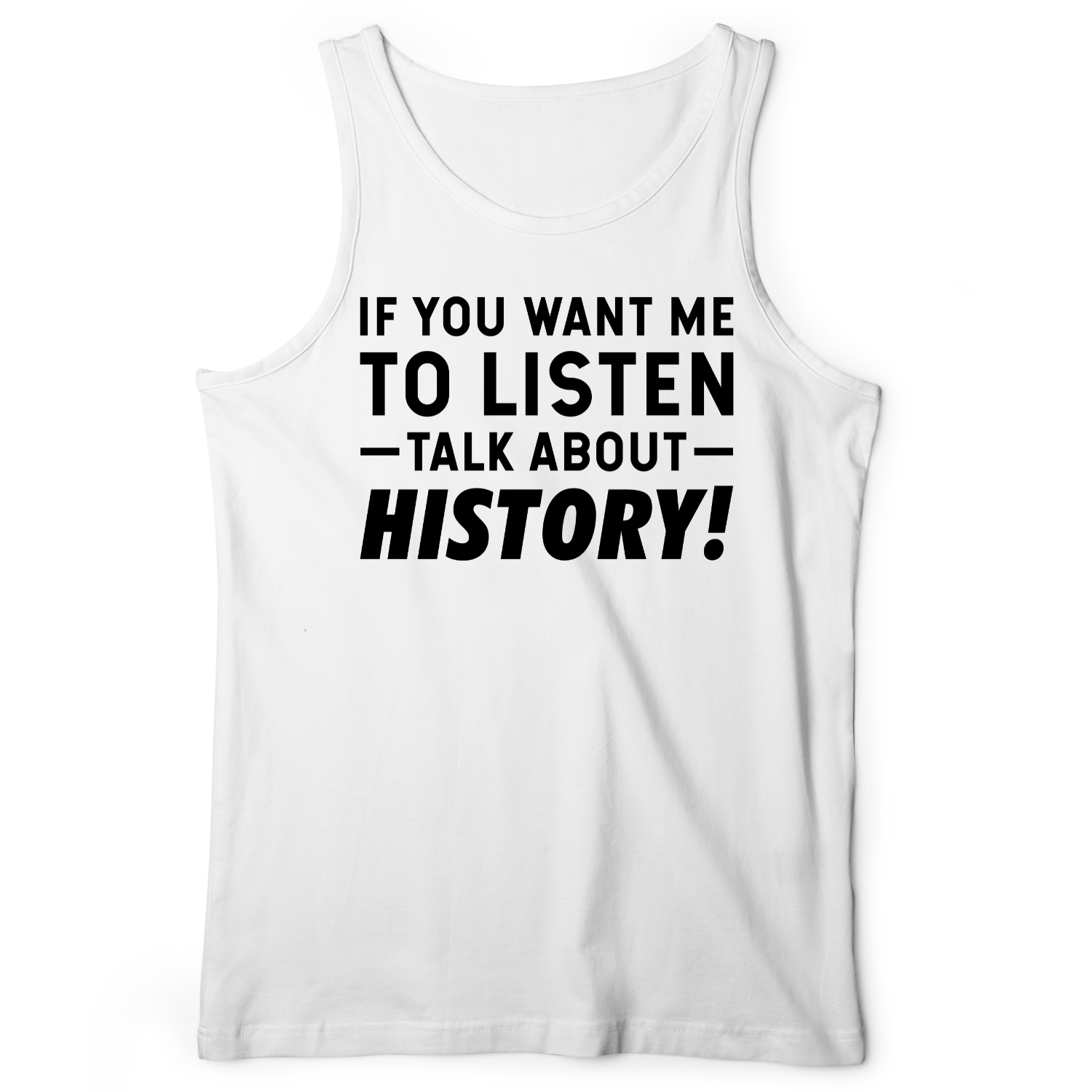 If You Want Me To Listen Tank White / XS