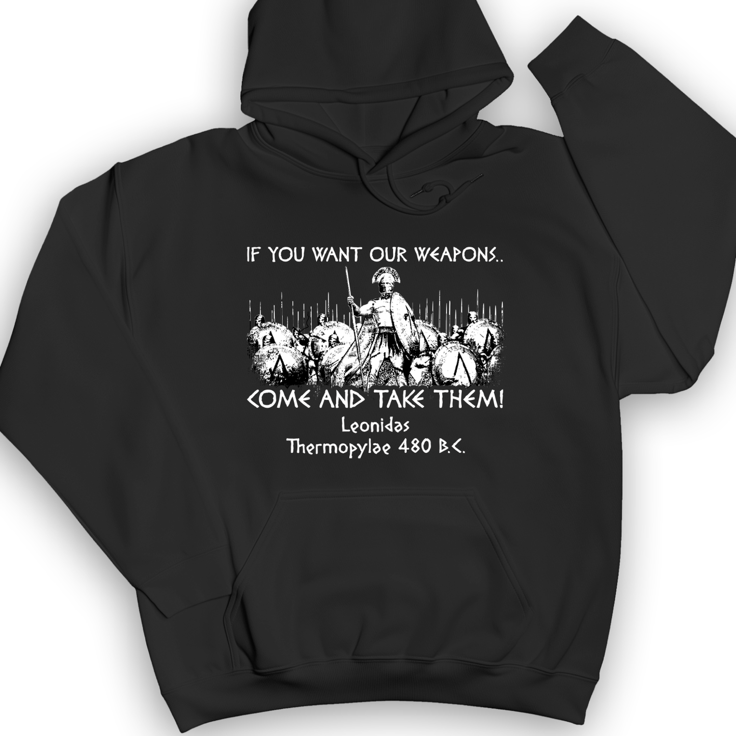 If You Want Our Weapons Hoodie Black / S