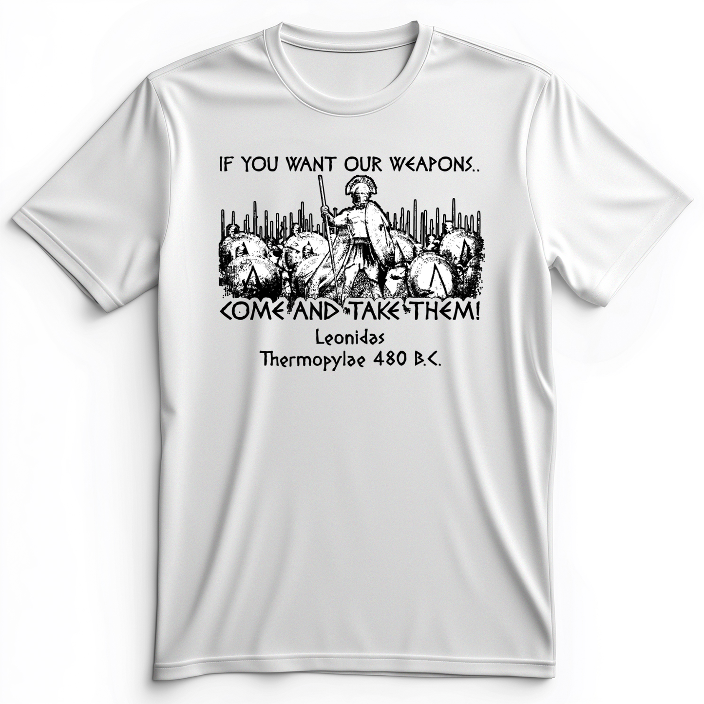 If You Want Our Weapons Premium Tee White / S