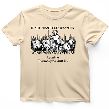 If You Want Our Weapons T-Shirt Natural / S