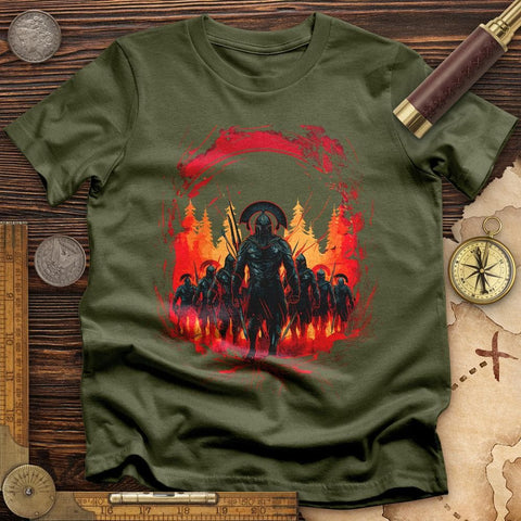 Immortal Warriors Underworld T-Shirt Military Green / S