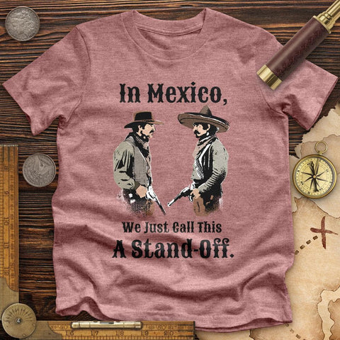 In Mexico Premium Quality Tee Heather Mauve / S