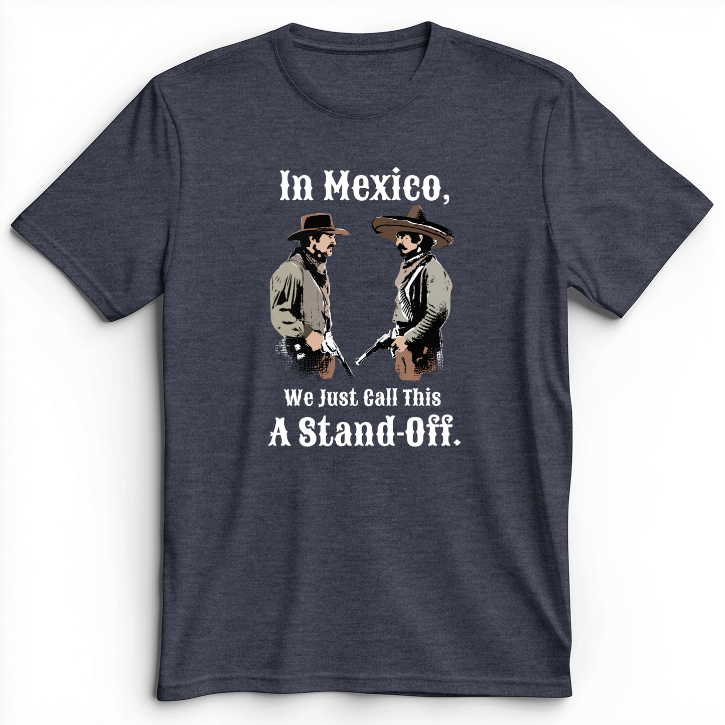 In Mexico Premium Tee Heather Navy / S