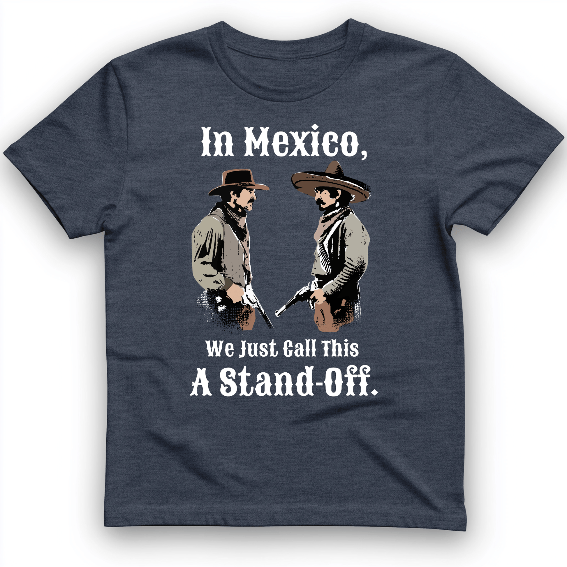 In Mexico T-Shirt Heather Navy / S