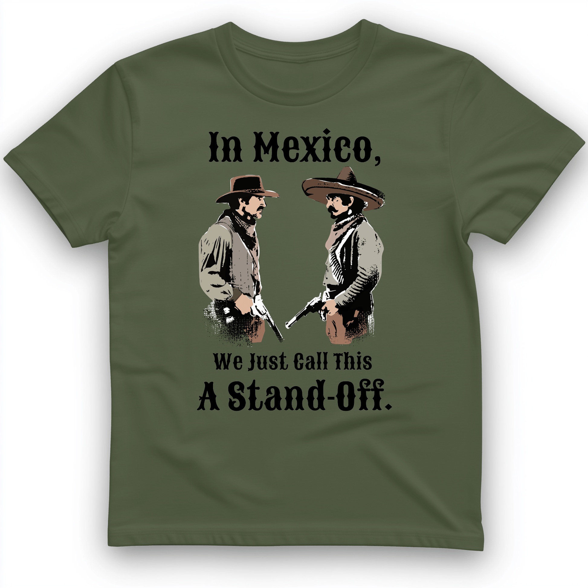 In Mexico T-Shirt Military Green / S