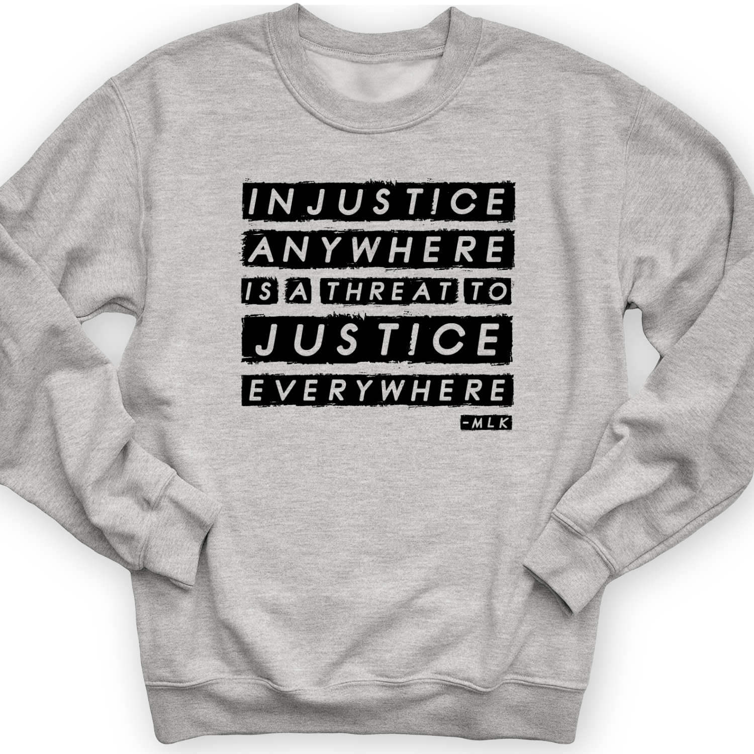 Injustice Anywhere Crewneck Sport Grey / S