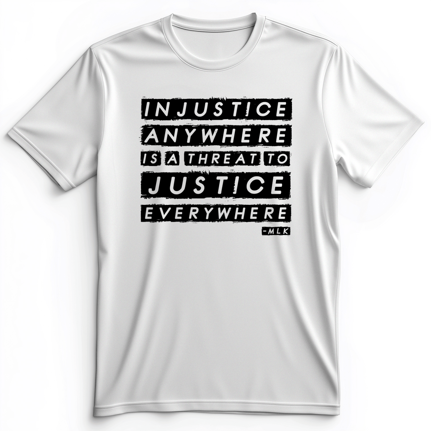 Injustice Anywhere Premium Tee White / S