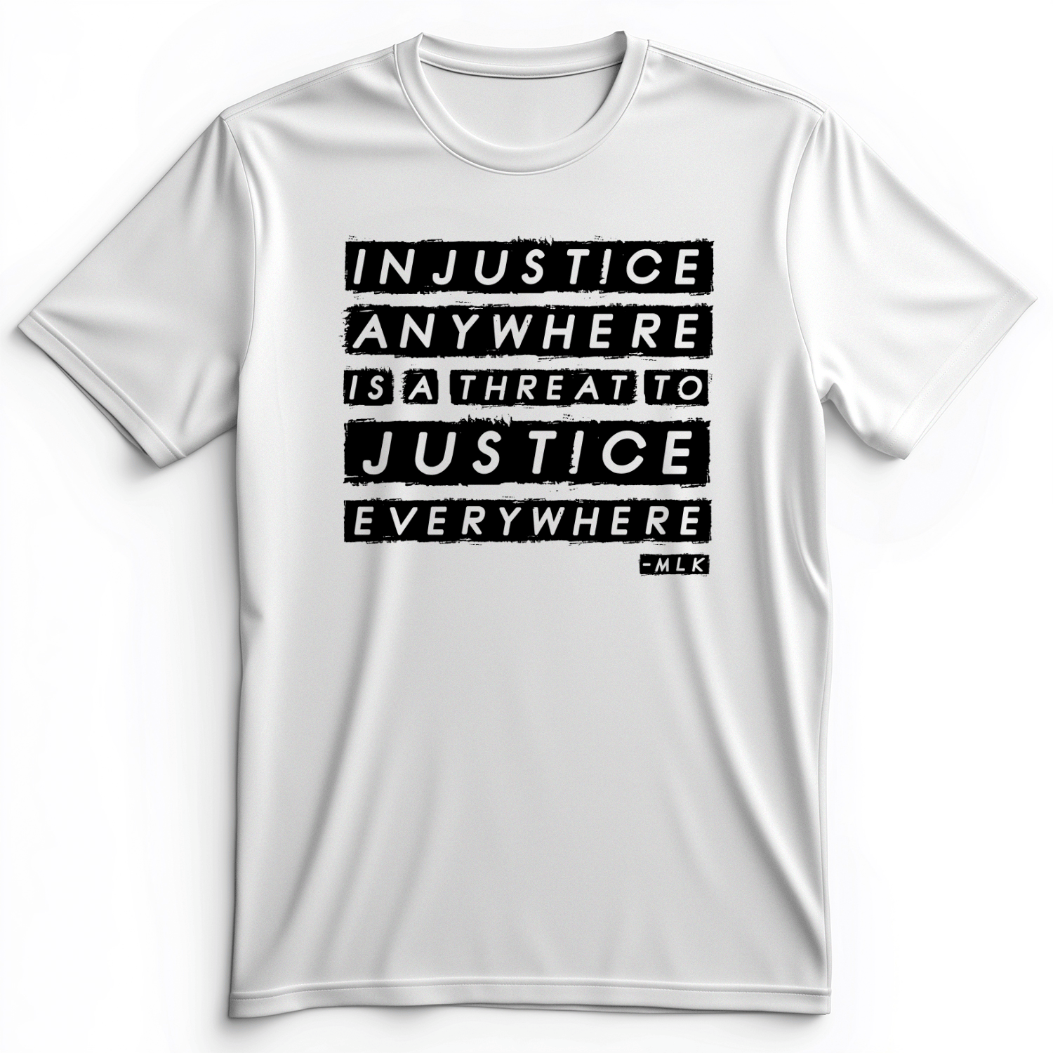 Injustice Anywhere Premium Tee White / S