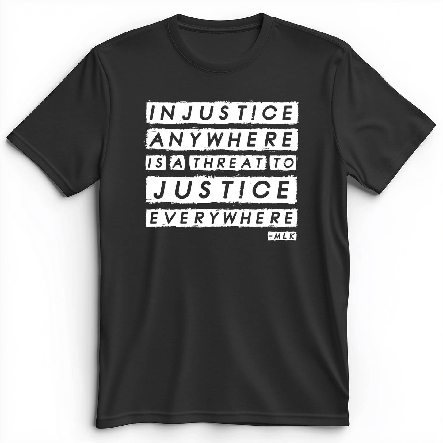 Injustice Anywhere Premium Tee Dark Grey Heather / S