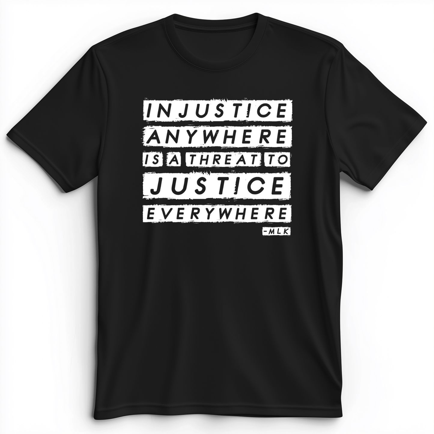 Injustice Anywhere Premium Tee Black / S