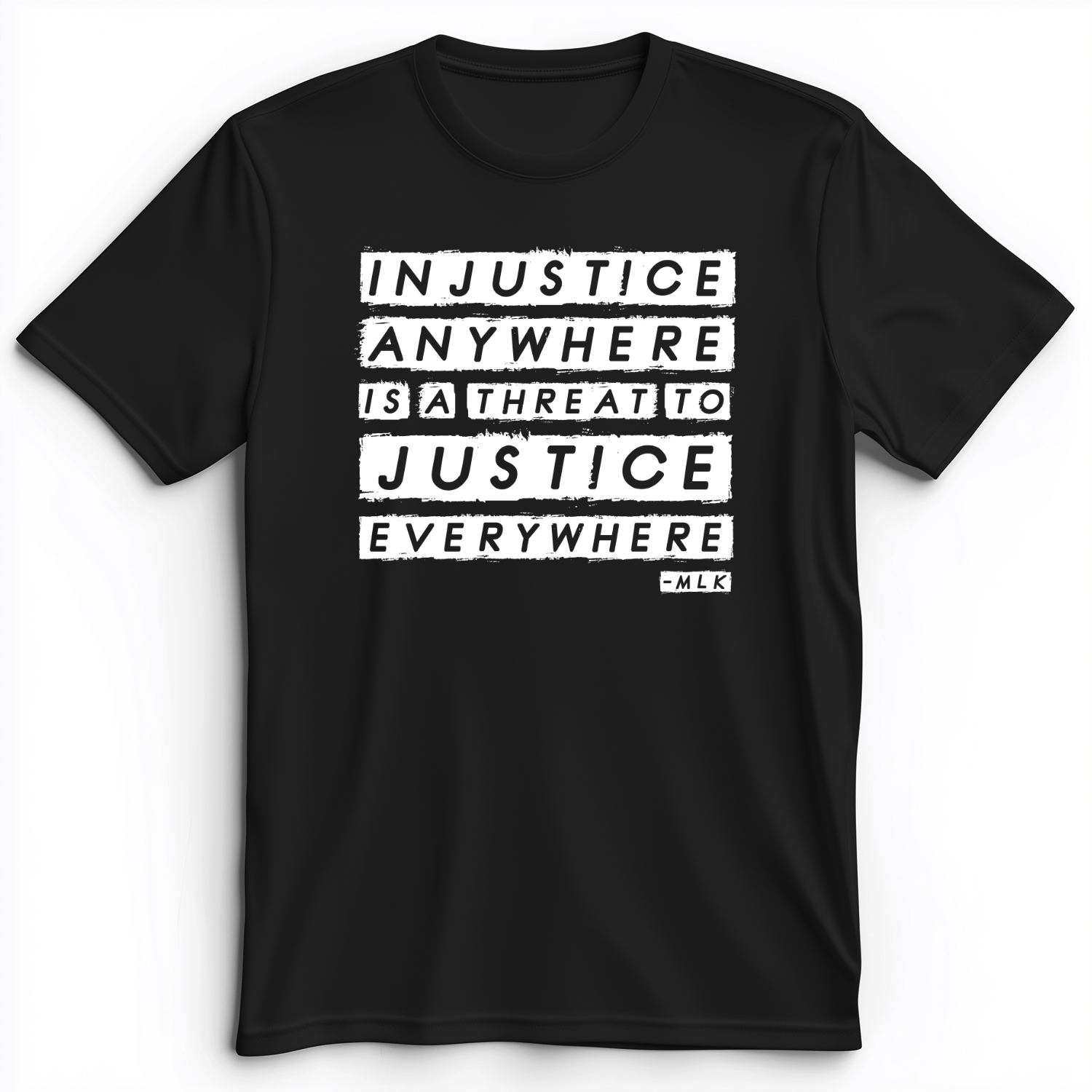 Injustice Anywhere Premium Tee Black / S