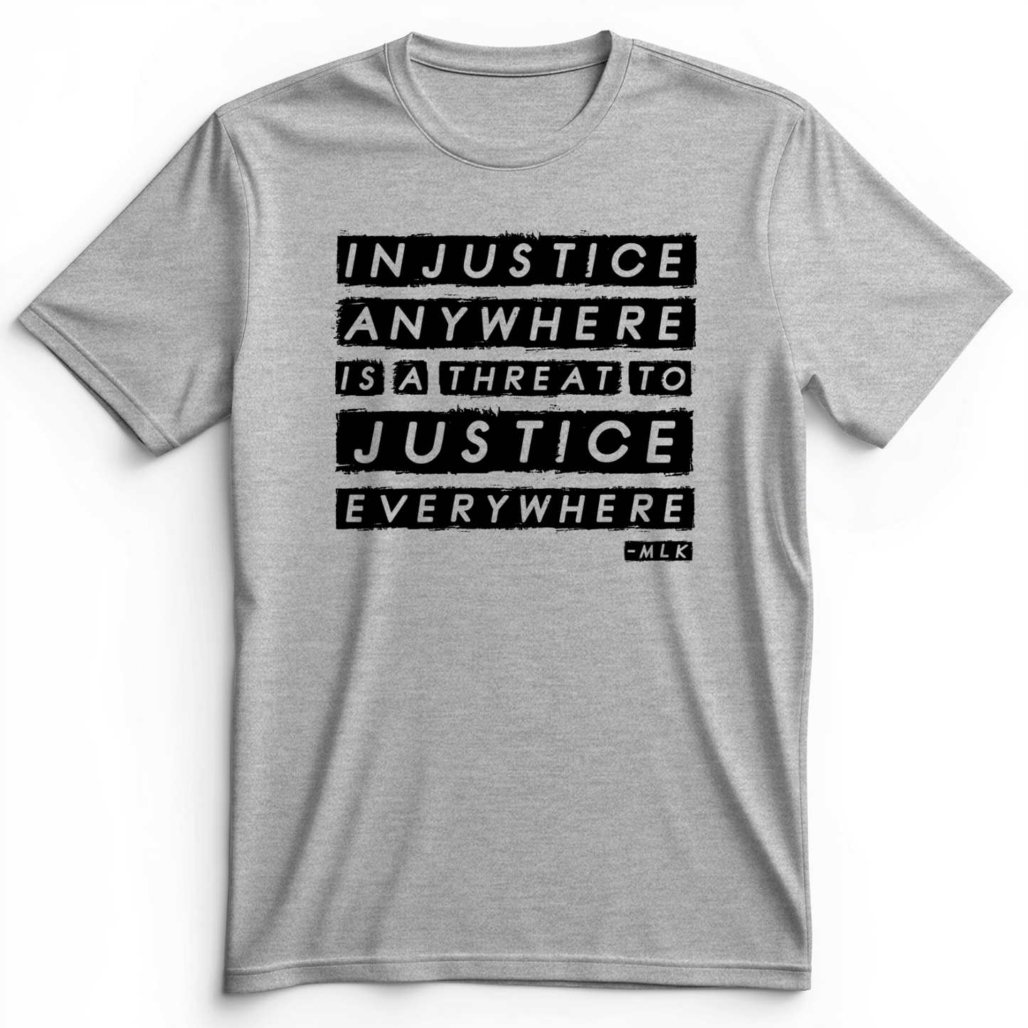 Injustice Anywhere Premium Tee Athletic Heather / S