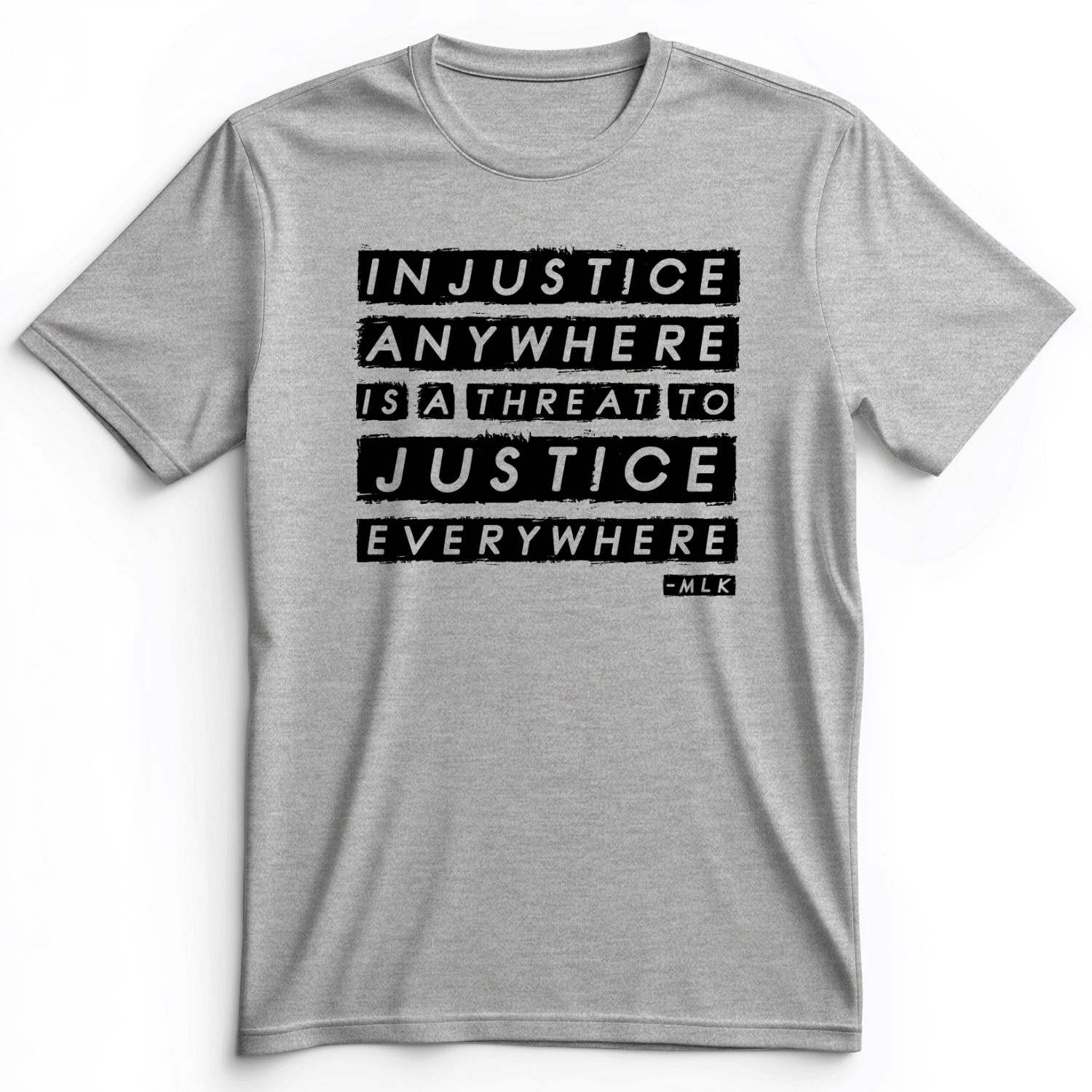 Injustice Anywhere Premium Tee Athletic Heather / S