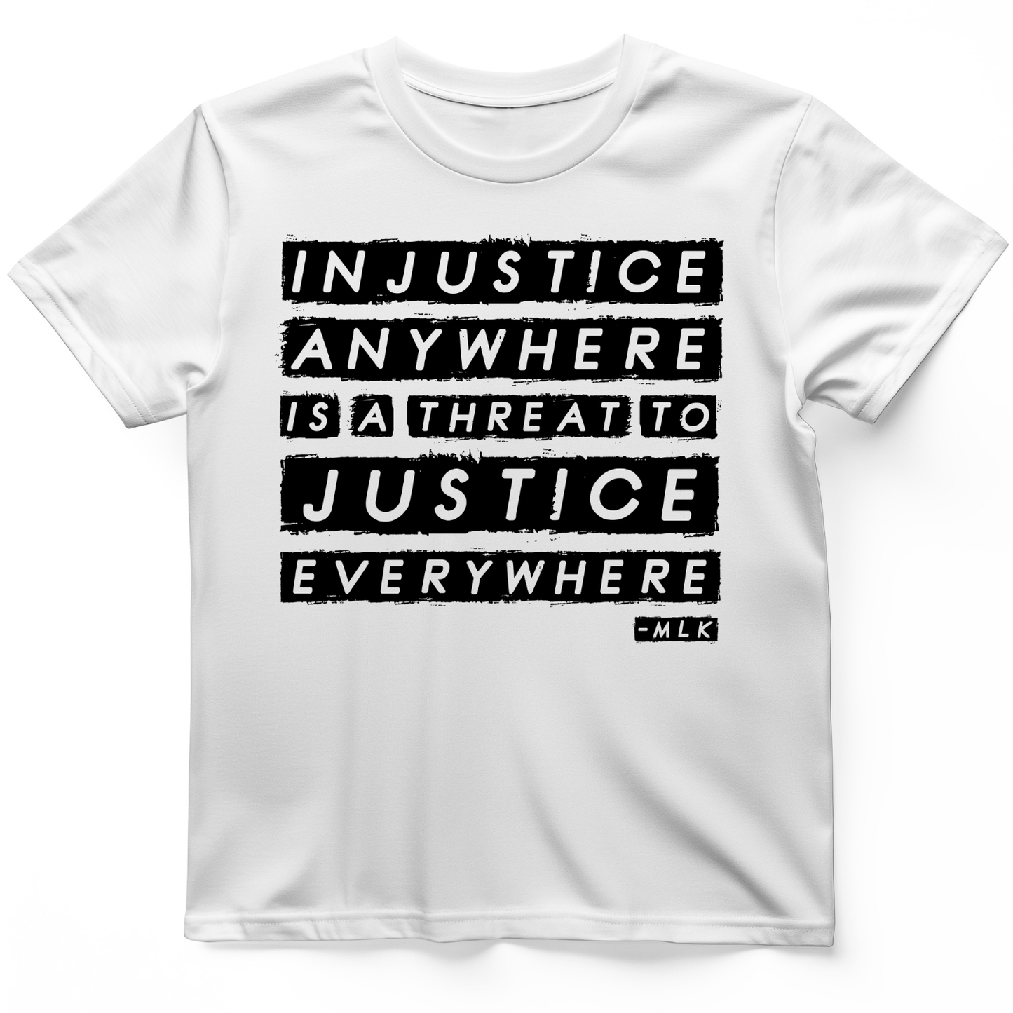 Injustice Anywhere T-Shirt White / S