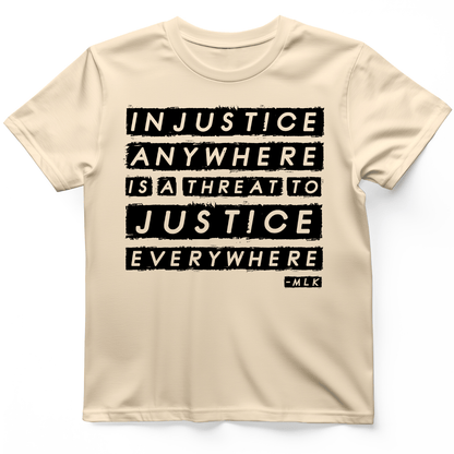 Injustice Anywhere T-Shirt Natural / S