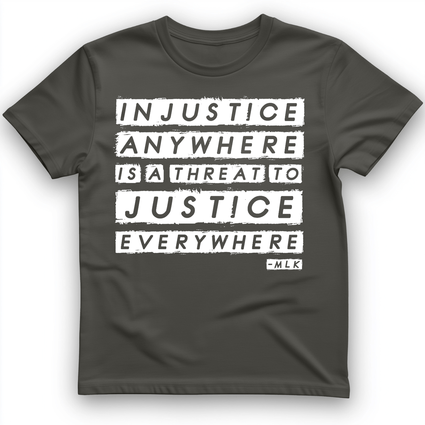 Injustice Anywhere T-Shirt Charcoal / S