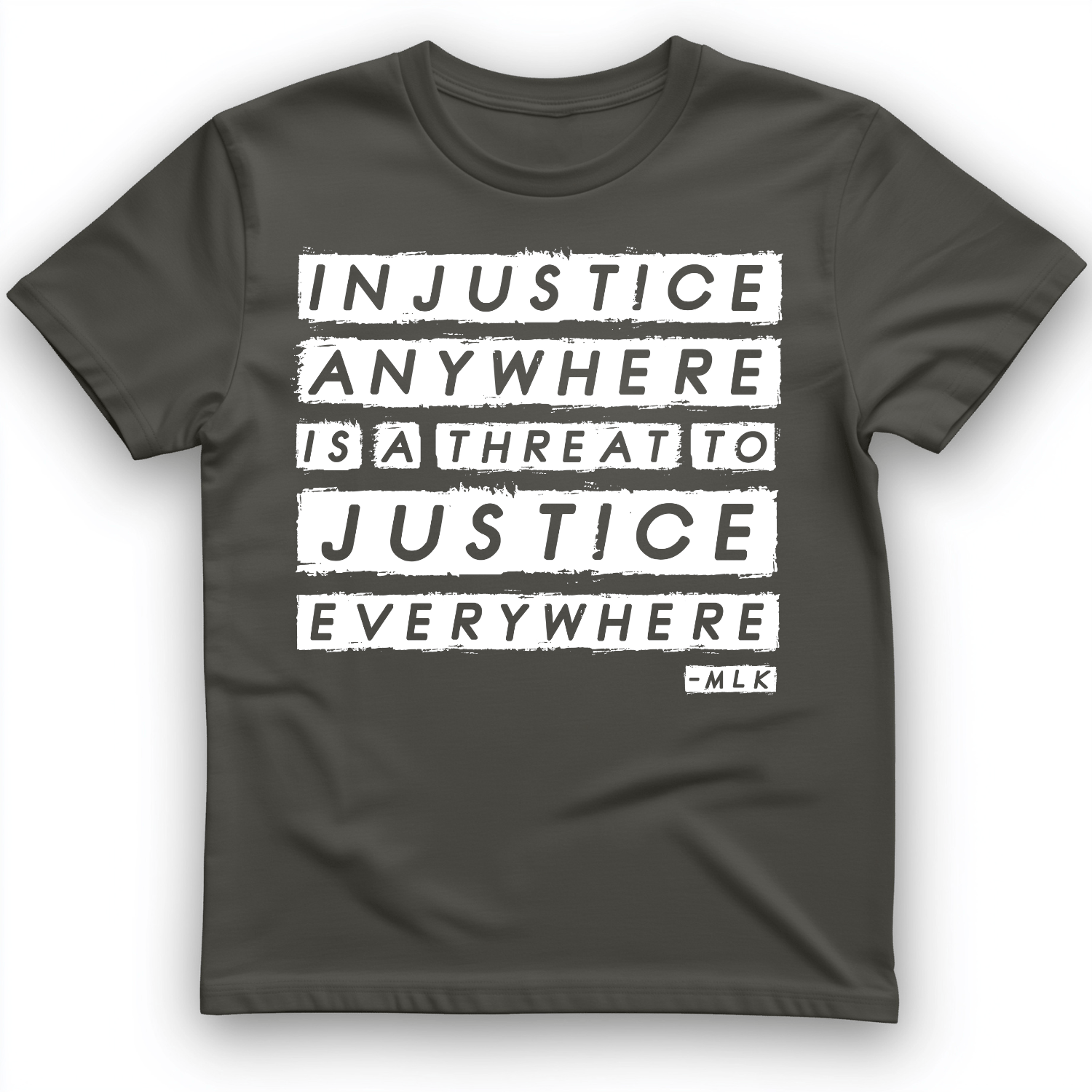 Injustice Anywhere T-Shirt Charcoal / S