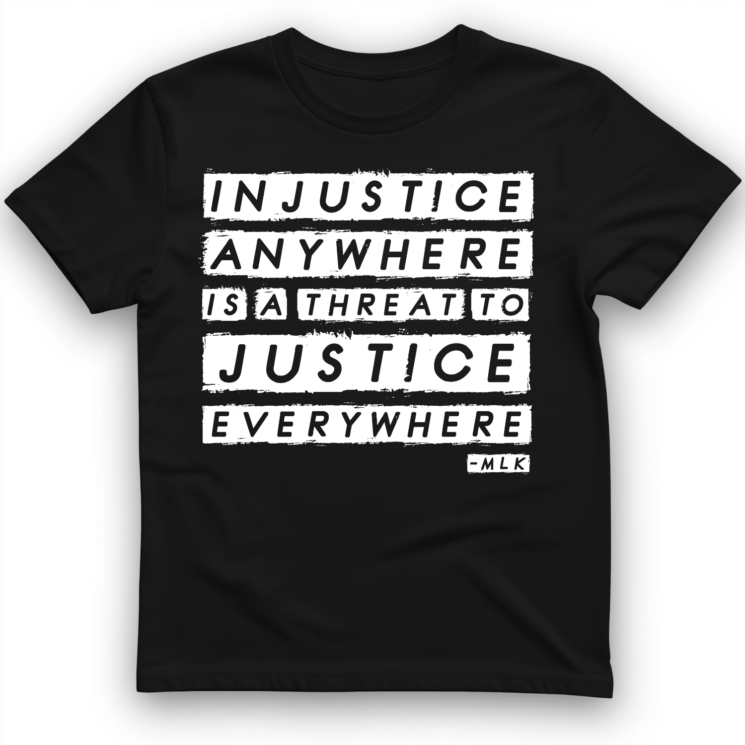 Injustice Anywhere T-Shirt Black / S