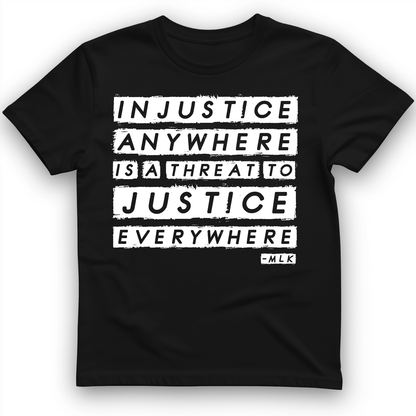 Injustice Anywhere T-Shirt Black / S