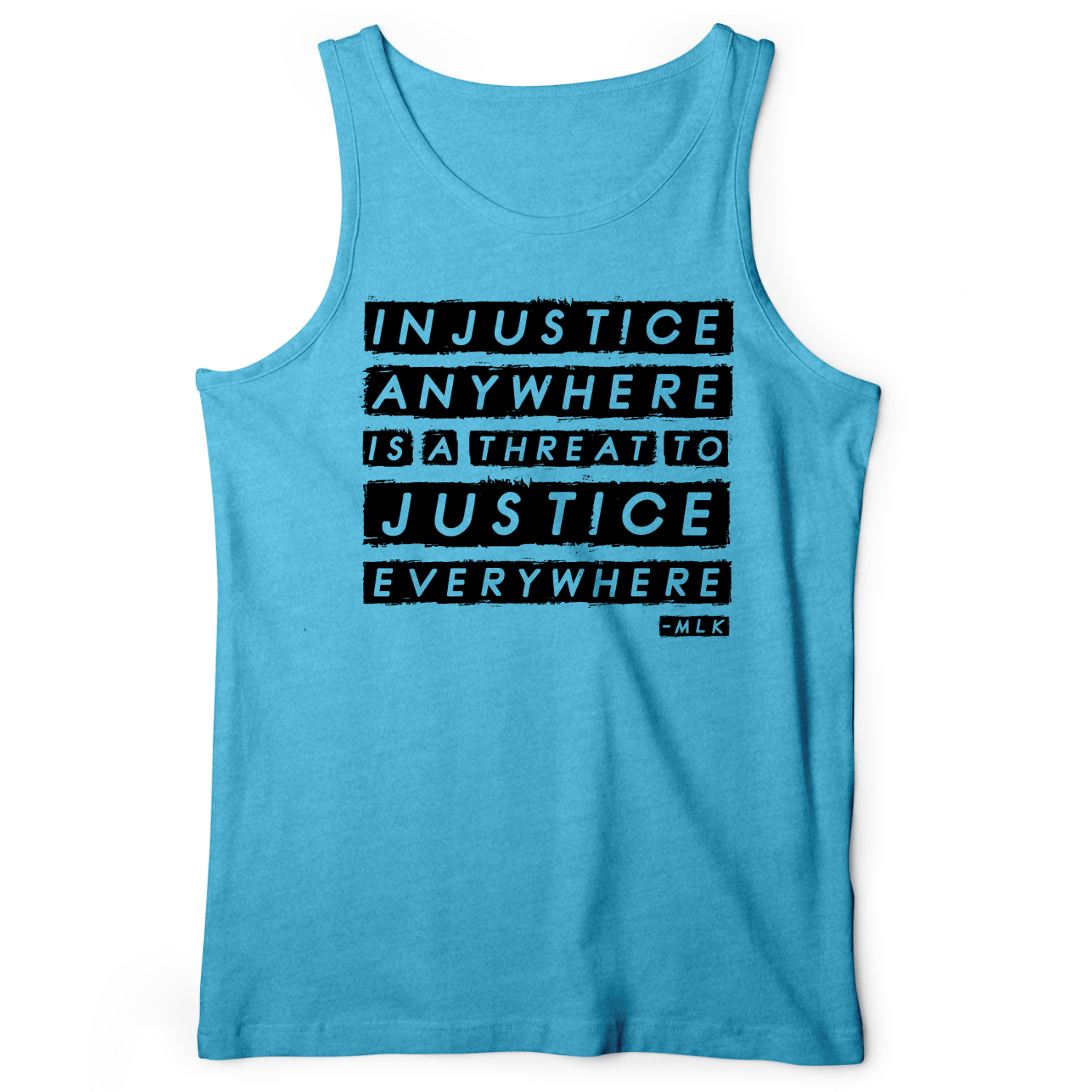 Injustice Anywhere Tank Aqua TriBlend / XS