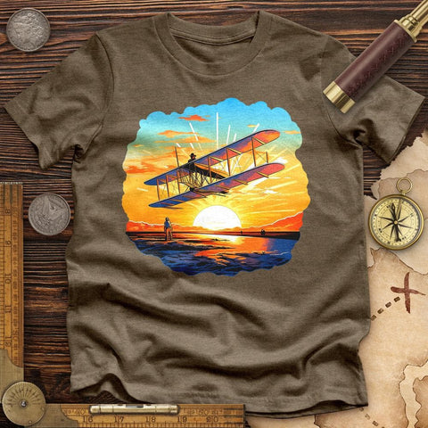 Innovative Flight High Quality Tee Heather Olive / S