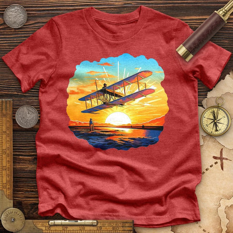 Innovative Flight High Quality Tee Heather Red / S