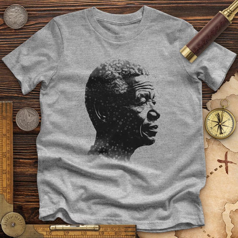 Inspirational Mandela High Quality Tee Athletic Heather / S