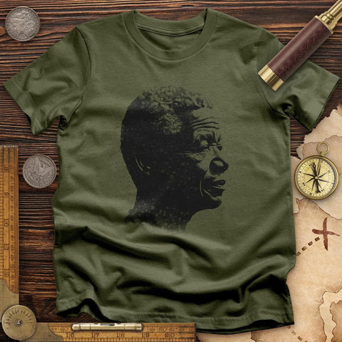 Inspirational Mandela T-Shirt Military Green / S