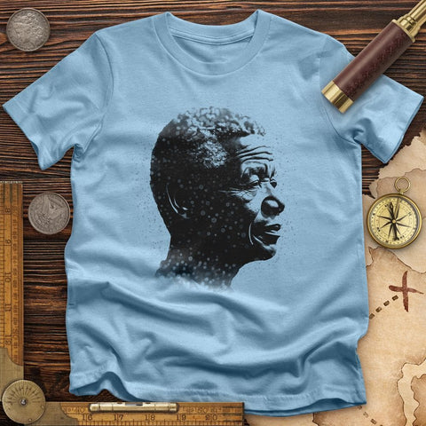 Inspirational Mandela T-Shirt Light Blue / S