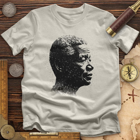 Inspirational Mandela T-Shirt Ice Grey / S