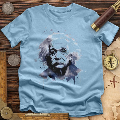 Inspiring Einstein T-Shirt Light Blue / S